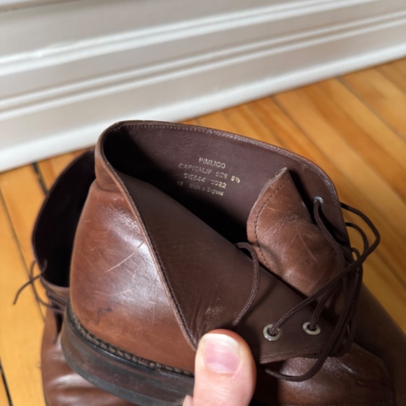 Loake Pimlico Boots Brown Leather - Picture 7 of 8